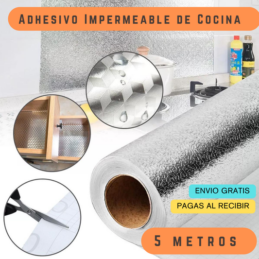 Adhesivo de Cocina Impermeable 5 metros